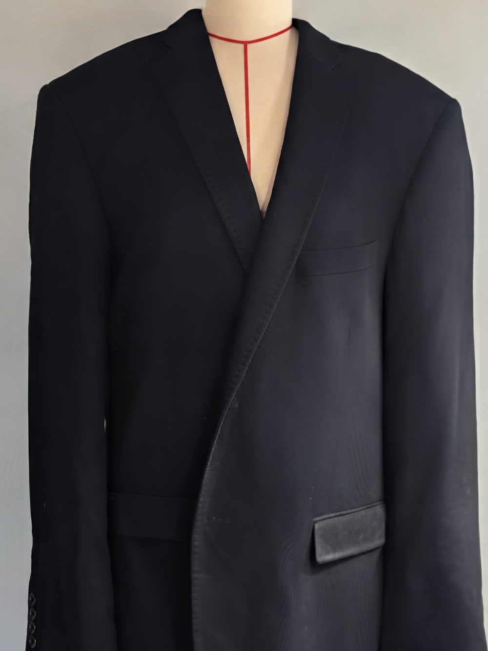 Adolfo Black 100% Cashmere Single-Breasted Sport Coat